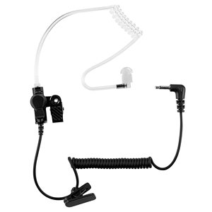 Auricular de tubo acústico de 3.5mm / 1 pin solo para escucha, para micrófono de altavoz remoto, <span class=keywords><strong>radio</strong></span> bidireccional Motorola Kenwood - Product Image 1