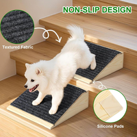 Rampe pour chien en bois légère et antidérapante Lamp Tree, pour l'aide à la sécurité, idéale pour les lits, les camions, les canapés et les escaliers, escalier stable pour animaux de compagnie