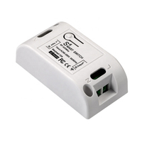 Interrupteur sans fil RF 433 MHz AC 220V 1CH, interrupteur d'éclairage sans fil, bouton poussoir + émetteur à distance