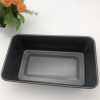 XinQi Ensemble de moules à viande et à gâteaux jetables multi-usages en acier au carbone écologique antiadhésif de 0,5 mm d'épaisseur