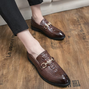 2026 Newly Launched Trendy Men's Genuine Leather Closed Toe Waterproof Casual <b>Shoes</b> Original Brand Men's Casual Leather <b>Shoes</b> - Product Image 4