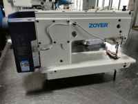 Machine à coudre industrielle à aiguille unique à entraînement direct ZY1530D nouvelle conception en zigzag pour moteur en métal à plat pour vêtement