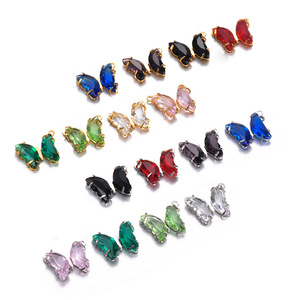 Amuleto de Mariposa de Cristal |   Colgante de Acero Inoxidable con Baño PVD de 18K y Circonitas Cúbicas de Colores para la Creación de Joyería, Collares y Pulseras - Product Image 2