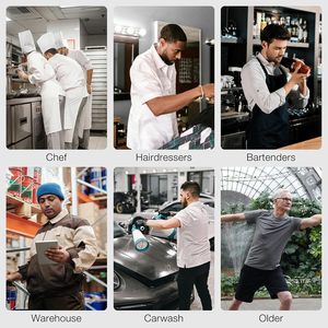 أحذية طهاة ACE آمنة مضادة للانزلاق، خفيفة الوزن للرجال، معتمدة SRC، مقاومة للماء، مناسبة للمطابخ والرعاية الصحية والمستودعات - Product Image 6