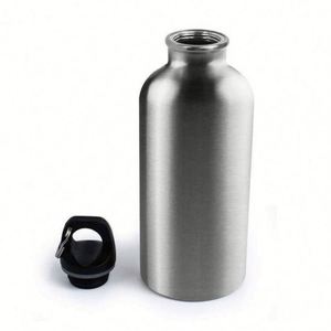 Purple Stainless Steel Vacuum Water <b>Bottle</b> With Carabiner Minimalist Design For Travel - Product Image 4