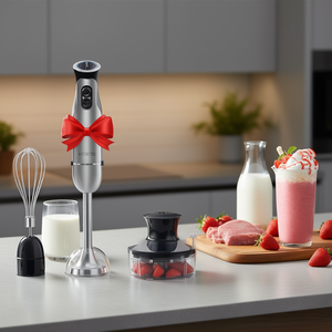 Mixeur Plongeant 5-en-1 KOIOS avec Axe en Acier Inoxydable, 12 Vitesses, Commande par Bouton Poussoir, Prise Type UK - Product Image 2