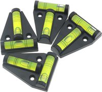 2025 Mini T-Type Spirit Level Kit Aluminium T-Scope Triangle Bullseye Bubble Level Horizontal Mini Spirit Level pour Mesures