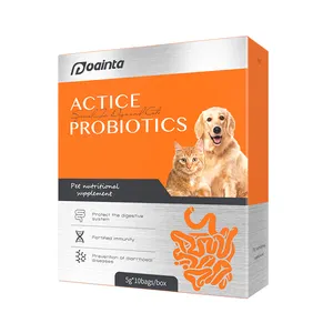 Puainta diskon besar makanan ringan hewan peliharaan probiotik untuk anjing pencernaan usus makanan suplemen Microbiome menjaga makanan 1.5kg/ctn