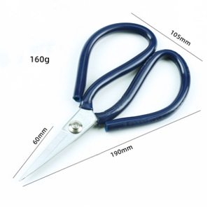 Outils civils de coupe en cuir de qualité industrielle avec pointes pointues Ciseaux en acier de qualité supérieure K5 <span class=keywords><strong>Cisaille</strong></span> domestique antirouille tranchante - Product Image 3