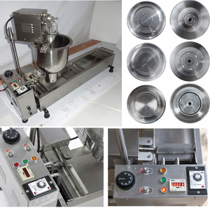 110v 220v 3kw Fabricant de beignets grecs ronds industriels Machine à faire des beignets entièrement automatique à vendre - Product Image 6