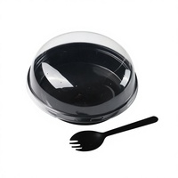 Boîte de 6 flacons jetables transparents en PE de 3 ml, en matériaux recyclés, étui de voyage Cillin pour le stockage et le transport de produits alimentaires gaufrés
