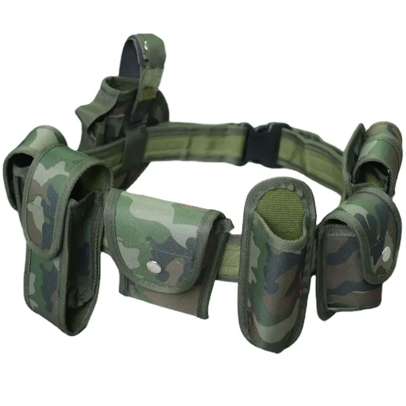 Multifunctional security belt camouflage series, detachable belt, durable fabric.