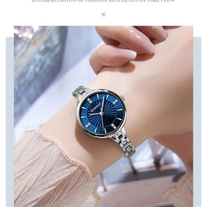 CURREN 9097 Luxury Bracelet Simple Casual Quartz <b>Watch</b> Women's <b>Watches</b> Elegant Premium Compact <b>Watch</b> Date - Product Image 2