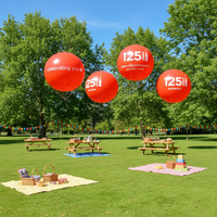 Ballon lumineux gonflable géant décoratif à suspendre pour club, prix usine