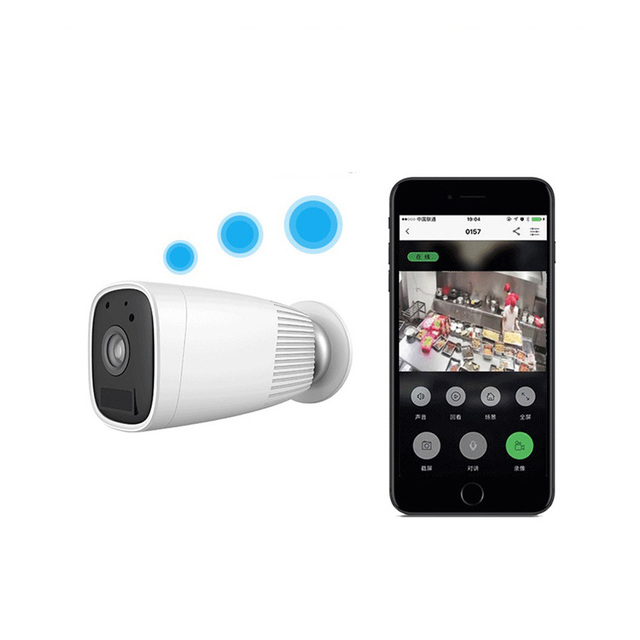 LEDEAST ZC-IPC206 Tuya WiFi Outdoor Security Camera 1080P Built in Microphone and Speaker Smart Monitor