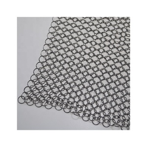 Dụng Cụ Làm Sạch Sắt Thép Không Gỉ Vuông <span class=keywords><strong>5X5</strong></span> Inch/Lưới Vòng Kim Loại - Product Image 5