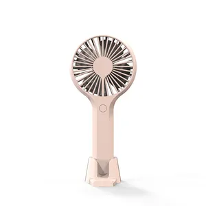 Doublepow Mini Xách Tay USB Tay Fan Hâm Mộ Được Xây Dựng Trong Có Thể Sạc Lại Pin Cho Nhà/Văn Phòng Bảng Nhựa Lithium Ion Pin 5V 4 Lưỡi