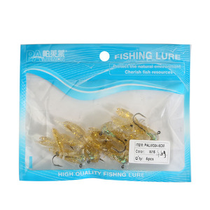 Newbility swimbait gancho Señuelos de Pesca de plástico suave vivos natural camarones pesca de Asturias - Product Image 6