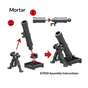 Bloques de Construcción de Plástico ABS de 40 Piezas con Temática de Animales y Naturaleza para Comercio Exterior, Accesorios para Pistola de Aire Comprimido Maxine - Product Image 2