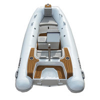 Bateau pneumatique semi-rigide de sport allemand de 360 cm (11,8 pieds) avec moteur hors-bord