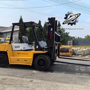 รถยก TCM FD60Z 6 ตัน รถยกมือสองจากญี่ปุ่น 6 ตัน เครื่องยนต์ Isuzu 6BG1 รถยกใช้แล้ว รถยกใช้น้ำมันเชื้อเพลิง 3000 มม. 6000 กก. - Product Image 5