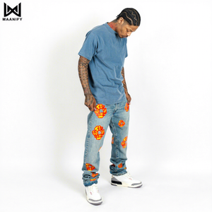 เสื้อยืดคอตตอนพิมพ์ลายย้อมสีแบบโอเวอร์ไซส์สำหรับผู้ชาย ปี 2026 น้ำหนัก 300 กรัม สไตล์วินเทจ ซักแล้วใส่สบาย เหมาะสำหรับสตรีทแวร์ แฟชั่นลำลอง - Product Image 1