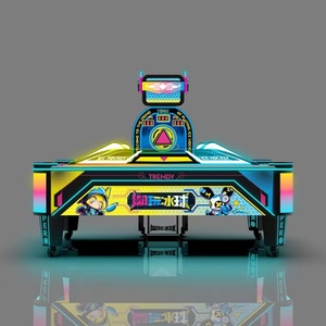 Máquina de Hockey de Aire Multibolas para Dos Jugadores, Operada con Monedas, con Sistema de Lotería y Empujador de Bolas, para Uso en Interiores en Centros de Juego - Product Image 5