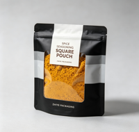Sachets personnalisés imprimés sur mesure, noirs mats, pour emballage cosmétique de lotion, avec fermeture éclair