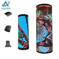 Écran LED incurvé LEDIUP pour studio de tournage mural, écran LED flexible pour discothèque, écran LED mince pour DJ