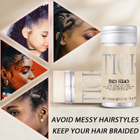 Cire coiffante forte tenue Bed Head, triple formule pour lisser les mèches rebelles, effet lissant et anti-frisottis, pommade et cires
