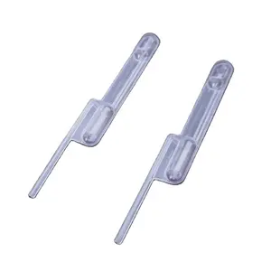 TP-DB10020 Wegwerp Plastic 20ul 60ul 80ul 120ul 200ul 400ul 650ul Exact Volume Dubbele Bulb Transfer Pipet