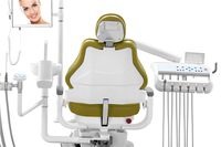BT-SA07 avec support pour caméra et support pour moniteur ECG, 2 tabourets de médecin, unité dentaire hospitalière, accessoires modernes pour fauteuil dentaire