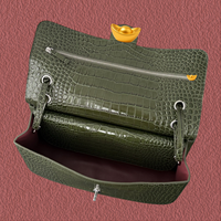 Sacs en cuir véritable grain crocodile, sacs de créateurs, sacs à main pour femmes, sacs de luxe pour femmes, sac à main en cuir de luxe pour femmes de marque