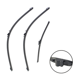 ใบปัดน้ำฝนหน้ารถ Volkswagen Touareg ปี 03-07 แบบไร้โครง ทำจากยางธรรมชาติ - Product Image 3