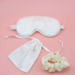 Luxury Shading <b>Light</b> Customized Satin Fabric <b>Sleep</b> Eye Mask Sets With Custom Logo - Product Image 4