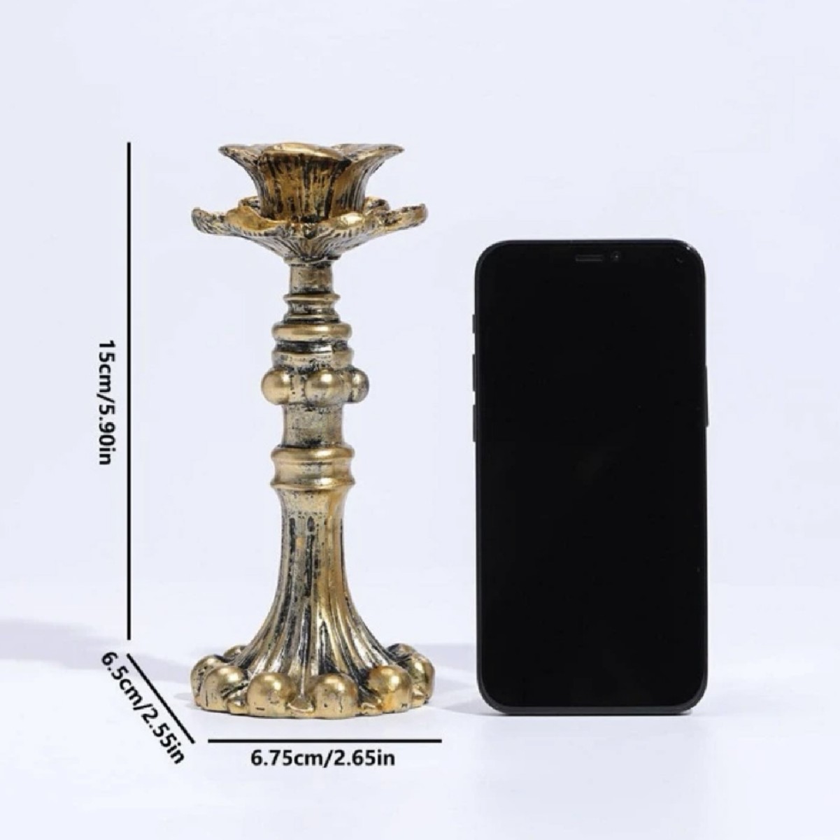 3C5aLT Gold High Candlestick