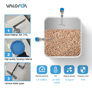 Vacorda Interruptor de Nivel Rotatorio Automático de Acero Inoxidable Ajustable de Fábrica China -10~+80°C de Temperatura Operativa para Sólidos - Product Image 5