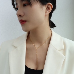 Xquisita-Itanium 18K, antiguo, Assel lated hahape Ink, tinta Hain ollollar eckecklace para om - Product Image 3