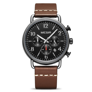 Reloj Inteligente Megir 2158 para <span class=keywords><strong>Hombre</strong></span>, Cronógrafo, Luminoso, con Calendario, Cuarzo, Esfera Redonda Grande, Precio de Fábrica al por Mayor - Product Image 6