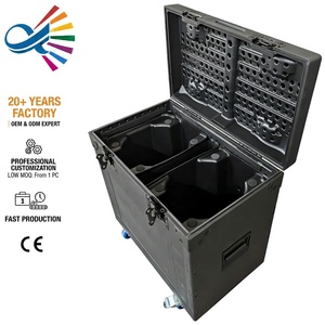 Flight cases de transport robustes en plastique PE PP, étanches IP65, pour câbles de projecteurs de scène, écrans LED et équipements de tournée - Product Image 4