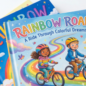 Stampa Personalizzata <span class=keywords><strong>di</strong></span> Libri per Bambini, Copertina Rigida <span class=keywords><strong>di</strong></span> Lusso, Rilegatura a Filo, Libro Illustrato Laminato, Storia per Bambini a Colori 'La Strada Arcobaleno' - Product Image 5