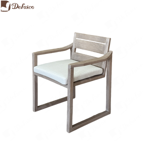 High-End <span class=keywords><strong>Outdoor</strong></span> Restaurant Meubelen Hotel Villa Teak Frame Buiten Stof 8 Tot 10 Persoons Terras Eettafel En Stoel Set - Product Image 3