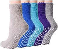 Chaussettes d'hiver pour hommes et femmes, bas correcteur de prix, pantoufles pelucheuses et pelucheuses avec pinces, offre spéciale