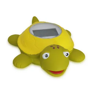 现货热卖乌龟形状婴儿沐浴浮动玩具数字安全婴儿浴室和浴缸水温温度计