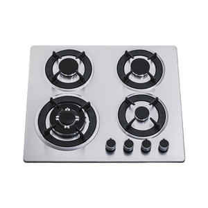 Panel de vidrio negro de cocina de gas de 5 quemadores clásico simple del fabricante para uso comercial en la cocina para aplicaciones al aire libre y RV - Product Image 1