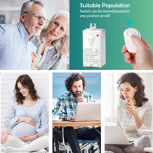 10A <span class=keywords><strong>RF</strong></span> điều khiển từ xa không dây Ánh Sáng push button chuyển chống cháy PC chất liệu không thấm nước mức độ IP66 tường thiết bị chuyển mạch - Product Image 6