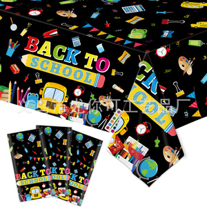 จานกระดาษลายการ์ตูนสำหรับงานเลี้ยงวันเกิดธีม Back To School ใช้แล้วทิ้ง - Product Image 4