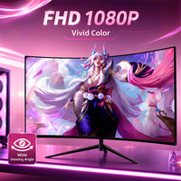 Monitor Curvo para Juegos de 32 Pulgadas, 1080P, 240Hz, Precio de Fábrica al por Mayor R&E, Pantalla IPS sin Marco, Tiempo de Respuesta de 1ms, 120% SRGB, para Oficina
