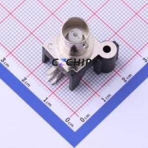 DOSIN-801-0001 <b>RF</b> <b>Coaxial</b> <b>Connector</b> Through hole Component (THT) <b>Connector</b> Board-to-Board Inner Hole 1 9.6mm - Product Image 1