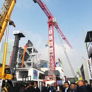 آلة تصنيع رسمية من المصنع 8 طن QTZ160 رافعة برجية 10 طن رافعة برجية مسطحة - Product Image 2